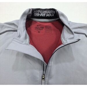 Nike Pro Combat Fitted Shirt Mens M Hyperwarm Max 1/4 Zip Pullover LIMITED USE